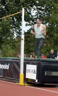 Deutsche Jahresbestleistung: Hochspringer Falk Wendrich vom LAZ Soest meisterte im Ostseebad Boltenhagen 2,19 Meter.|||