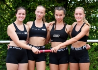 von links: Carmen B&uuml;ttner, Sophie Martin, Mathilda Grienitz und Maya Klute