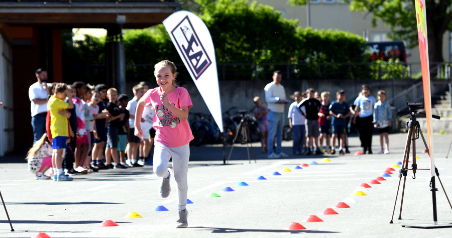 Impressionen von der Sprintcup-Vorrunde an der Astrid-Lindgren-Grundschule im Soester S&uuml;den. Foto: Bottin