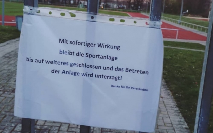 Coronoavirus: Training f&auml;llt aus