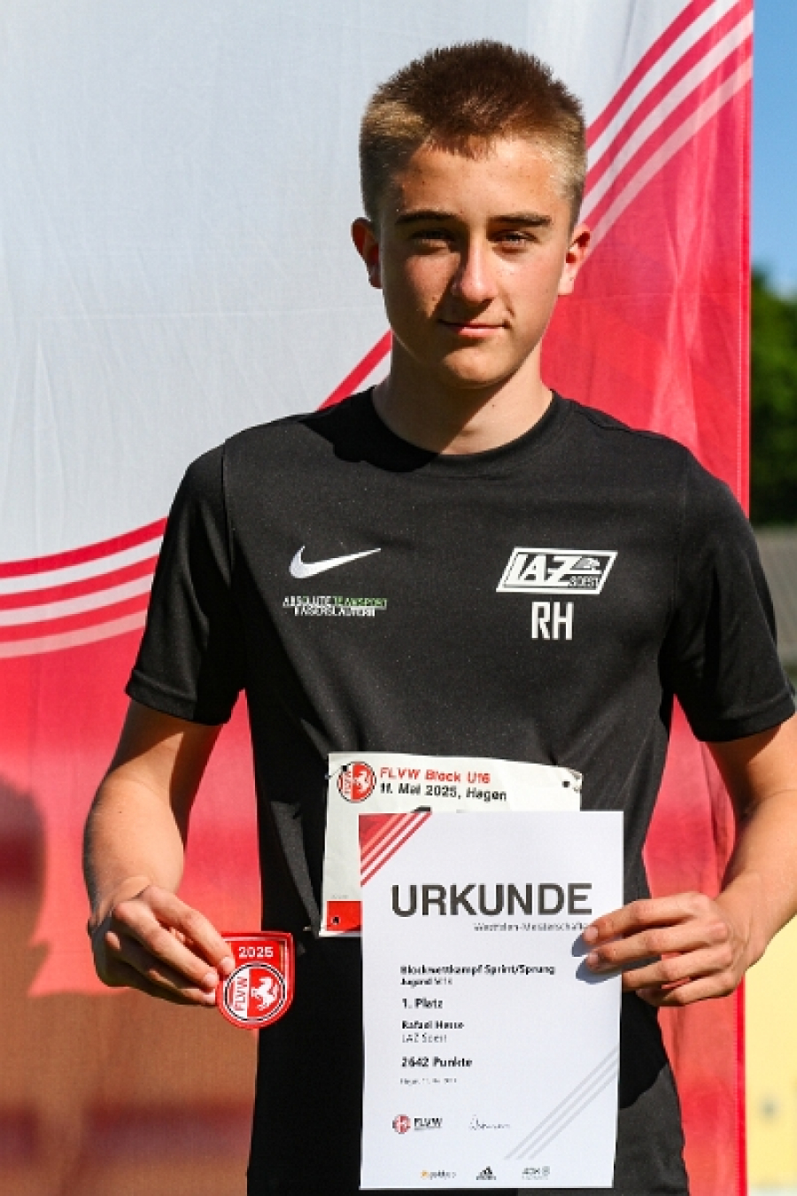 Rafael Hesse gewann seinen ersten Westfalenmeister-Titel. Foto: Reinhard