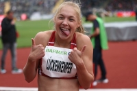 Locker auch nach dem DM-Titel: Gina L&uuml;ckenkemper.