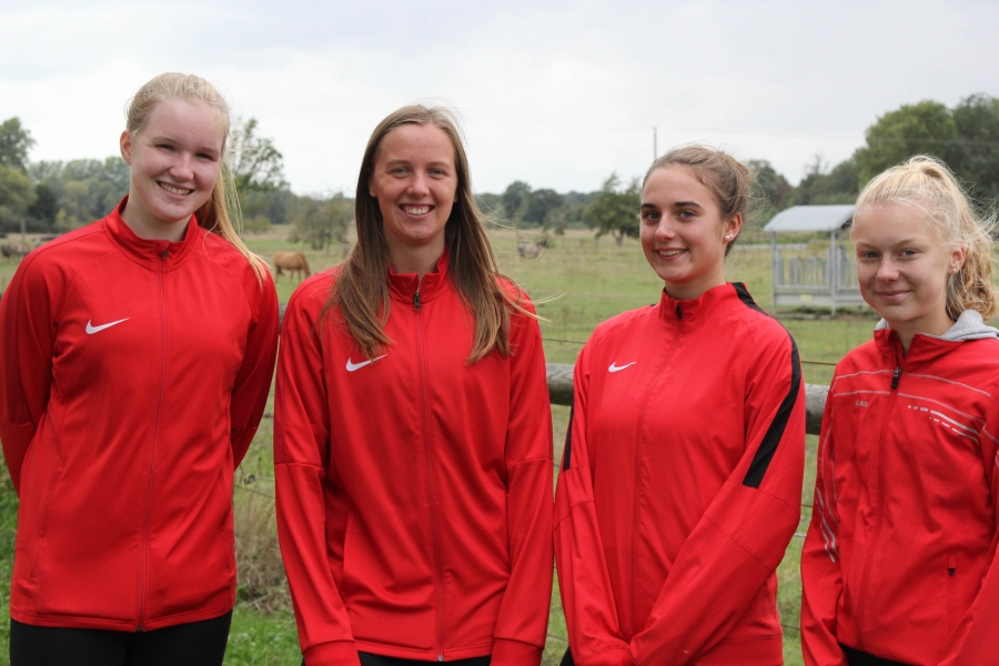 v.l.: Antonia B&ouml;ttiger, Annika Straub, Jana Klee, Lea Spirer