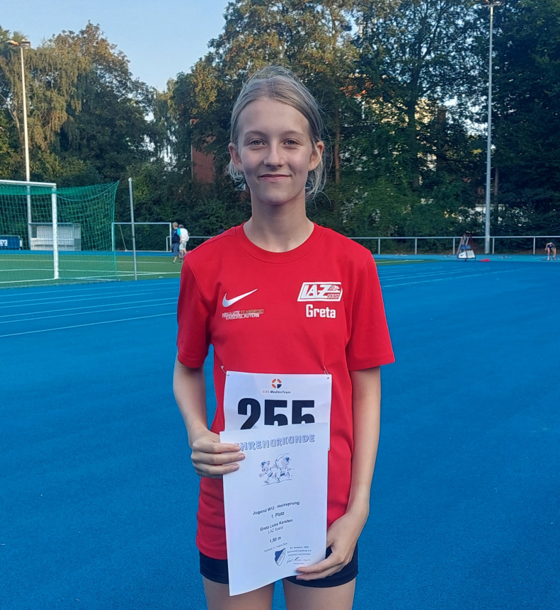 Auf den Spuren von Laura Vo&szlig;: Greta Karsten. Foto: Straub|||