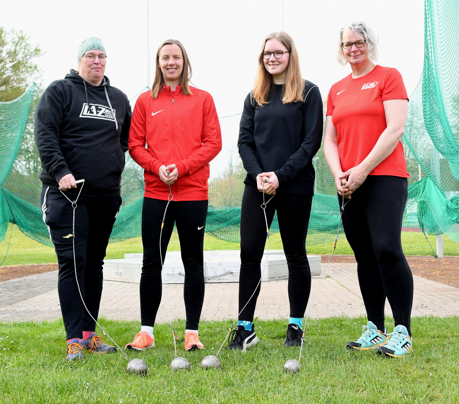 von links: Sandra Straub, Annika Straub, Antonia B&ouml;ttiger und Margareta B&ouml;ttiger