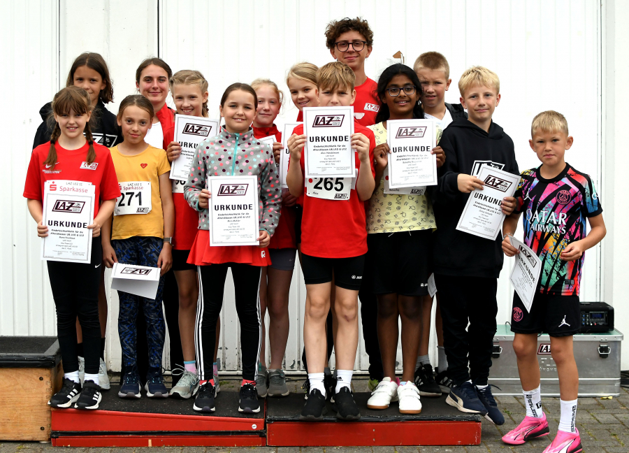 Das Team der Bielefelder Turngemeinde siegte bei den U10-Kindern. Foto: Bottin
