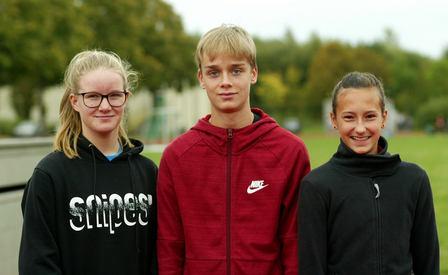 Antonia B&ouml;ttiger, Nils Klee und Michelle Muschalik.