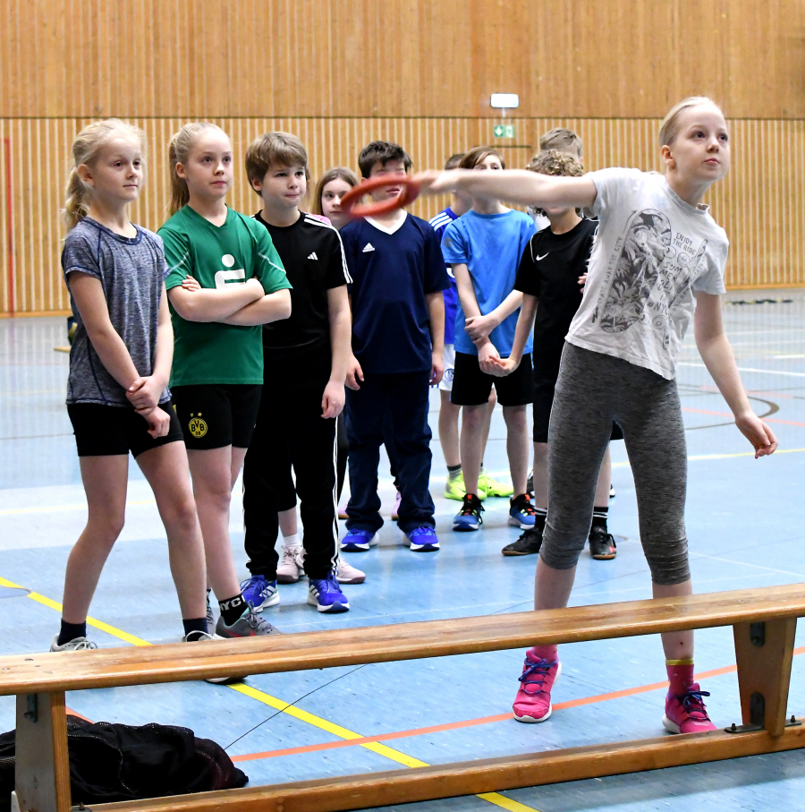 Talentsichtung am Conrad von Soest Gymnasium. Foto: Bottin
