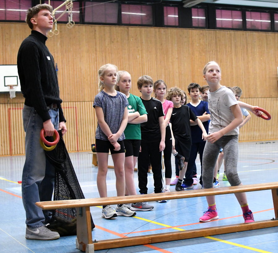 Talentsichtung am Conrad von Soest Gymnasium. Foto: Bottin