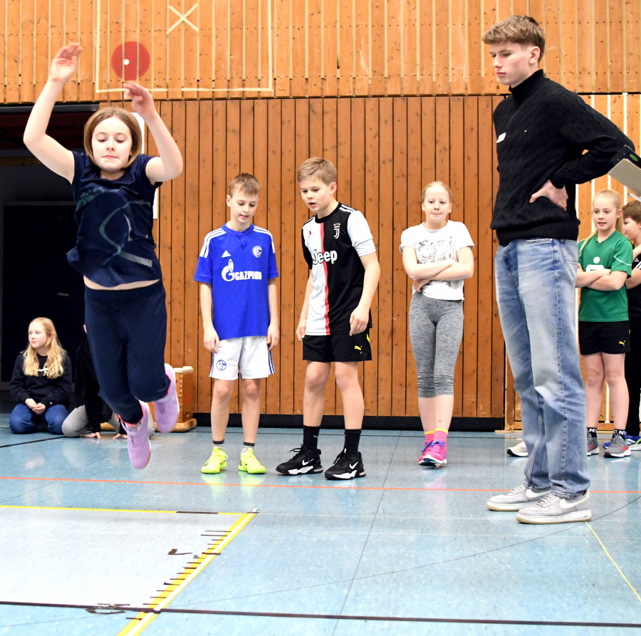 Talentsichtung am Conrad von Soest Gymnasium. Foto: Bottin