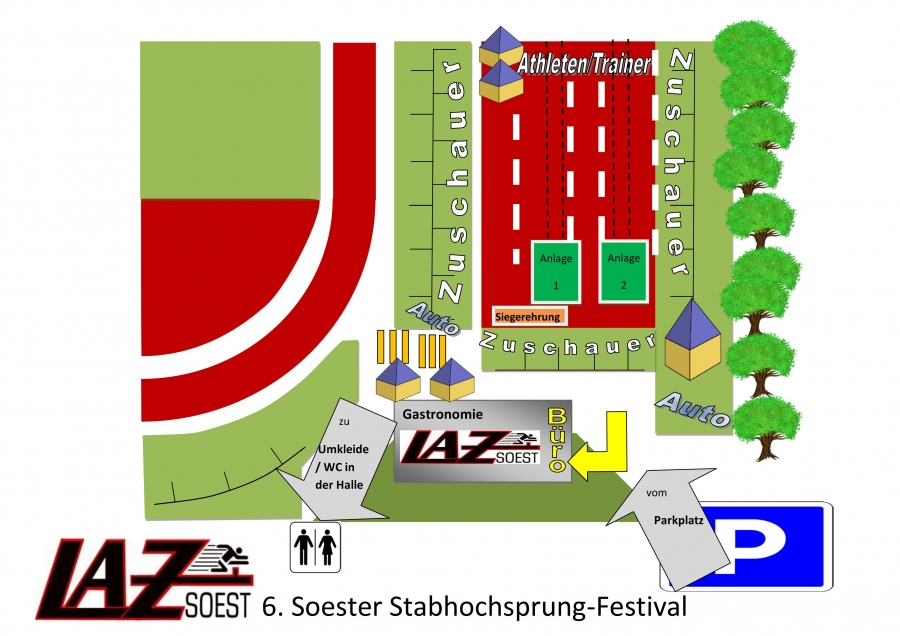 Meldeliste f&uuml;r das Stabhochsprung-Festival am 20. Mai