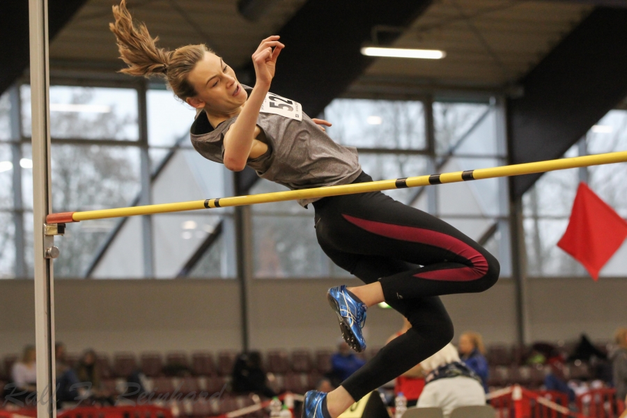 Sofie Joh&auml;nning hier beim Versuch &uuml;ber 1,52m