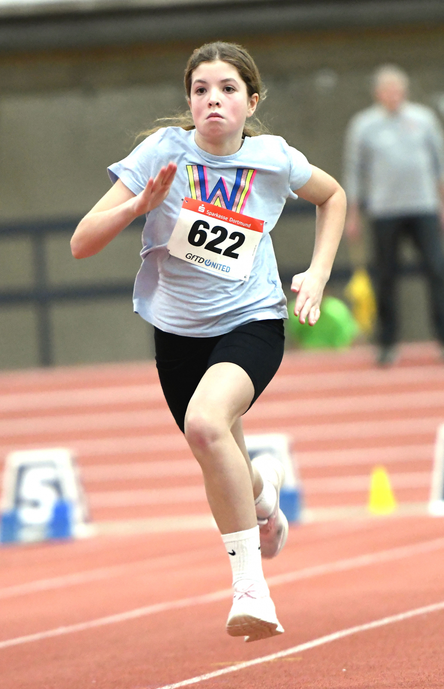 Leni Schneider (W11): ben&ouml;tigte 9,39 Sekunden &uuml;ber 60 Meter. Foto: Bottin