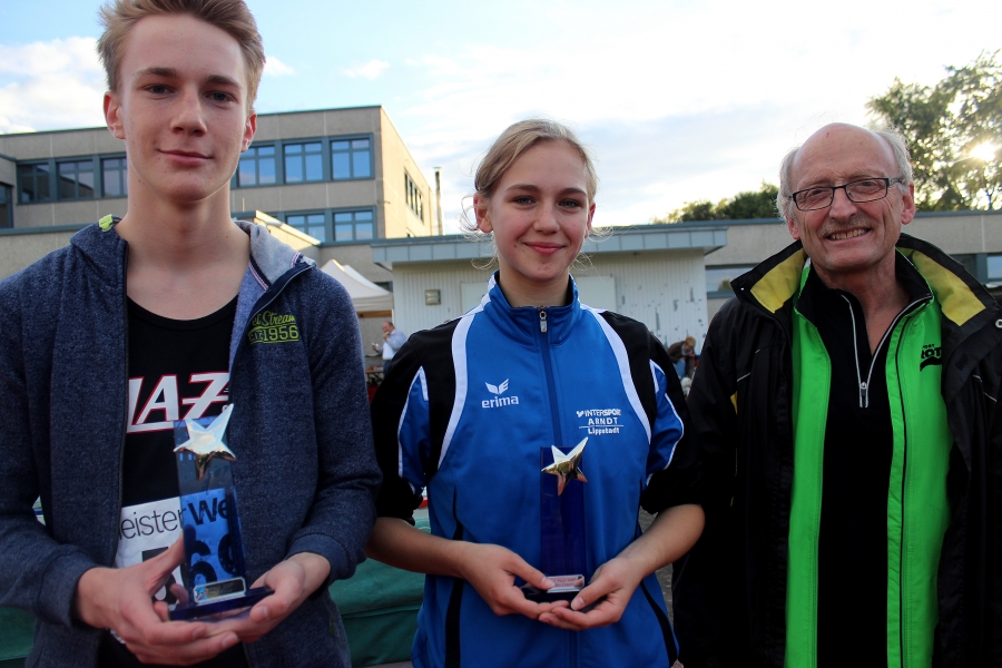 Tim Bause wurde f&uuml;r die beste Einzelleistung ausgezeichnet.