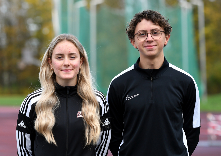 Maya und Levi Klute erg&auml;nzen das Trainerteam des LAZ Soest. Foto: Bottin